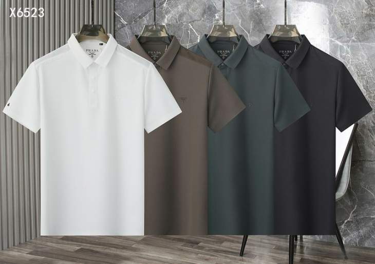 Picture of Prada Polo Shirts Short _SKUPradaM-4XL26rx26725602